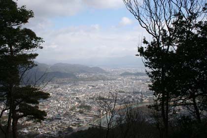 嵐山-京都遠望
